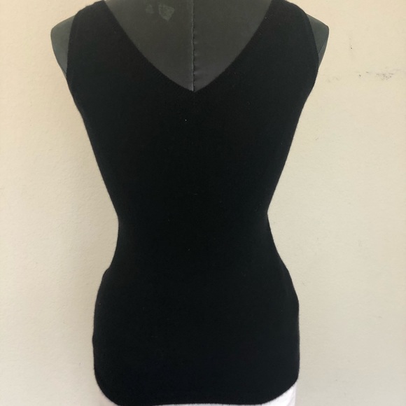 Prada Cashmere V-Neck Sleeveless Top - Picture 8 of 8